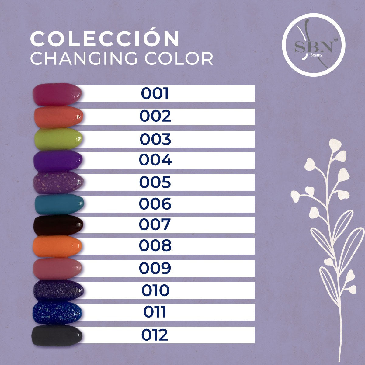 Gel Semi Changing color - TÉRMICOS
