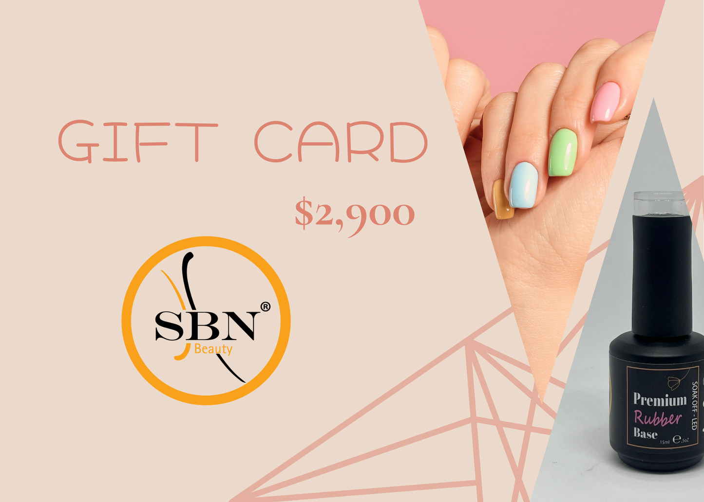 TARJETA REGALO SBN Beauty