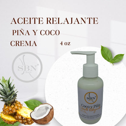 Crema SBN Beauty  (Aceite Relajante)