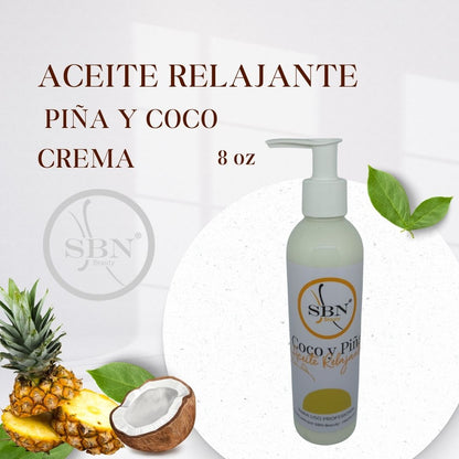 Crema SBN Beauty  (Aceite Relajante)
