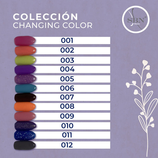Gel Semi Changing color - TÉRMICOS