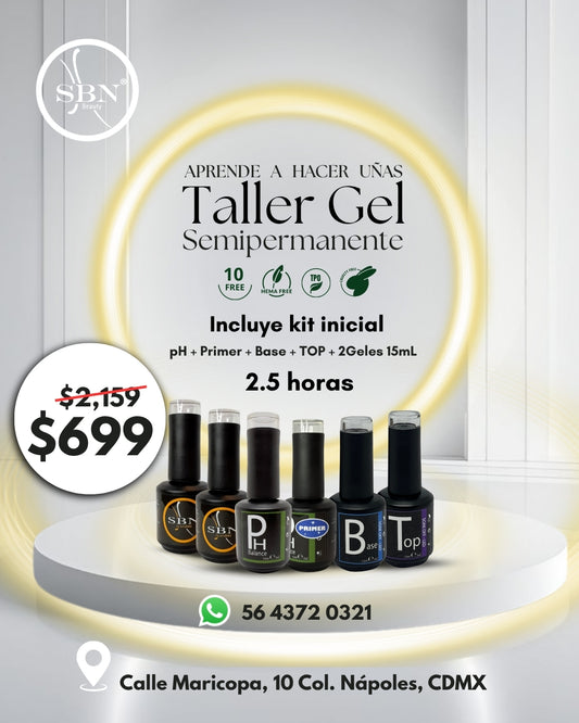 Taller Gel Semi 2.5 horas