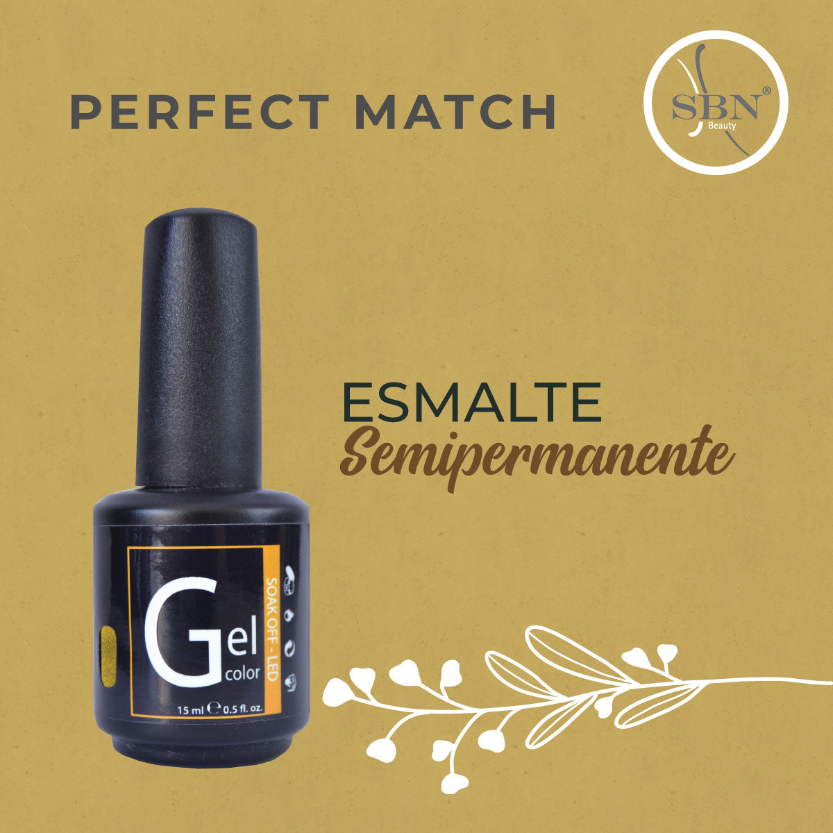 Gel GOLD & SILVER 15mL