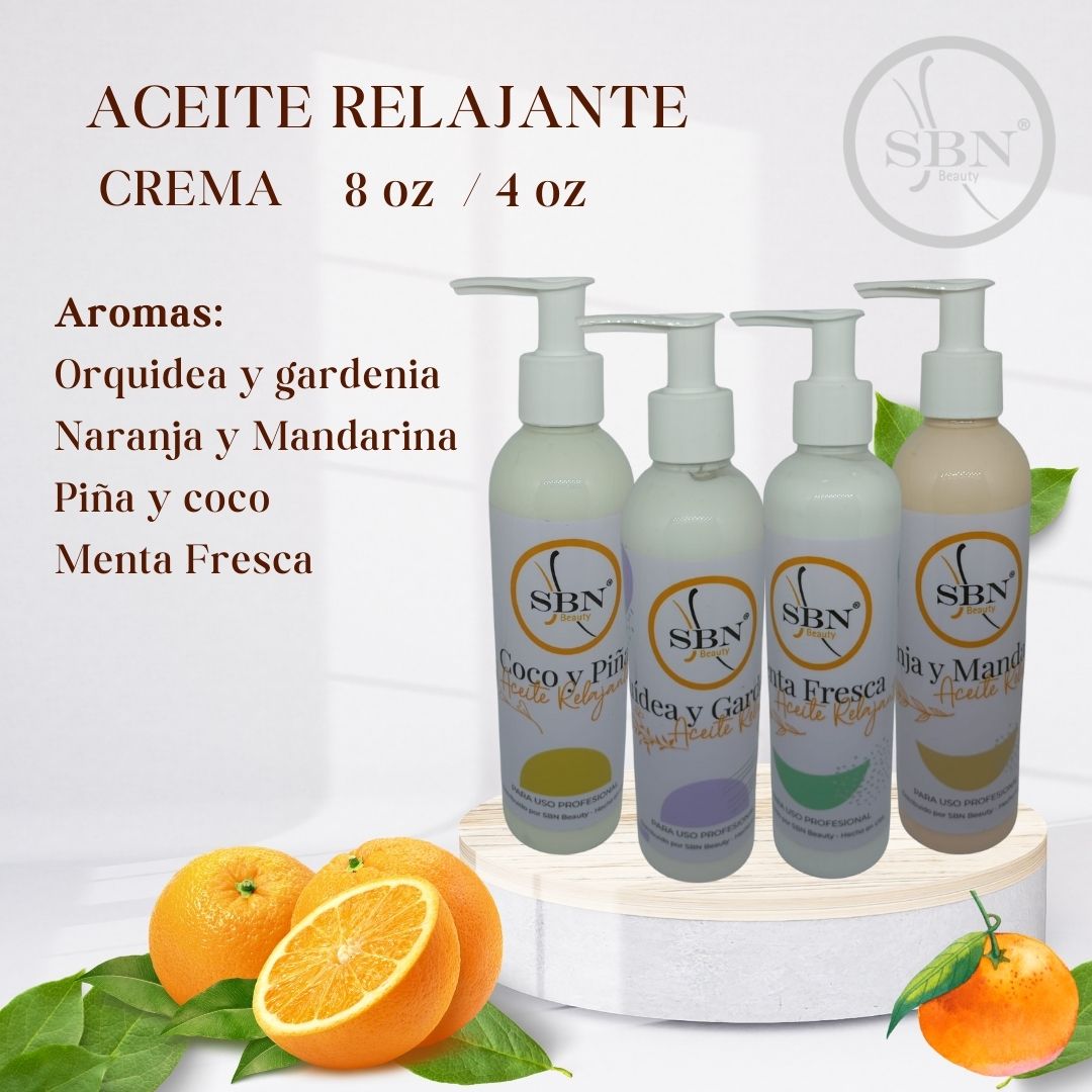 Crema SBN Beauty  (Aceite Relajante)