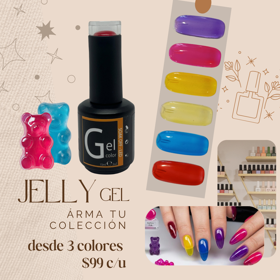 Gel AMBAR JELLY - Translúcidos 15mL