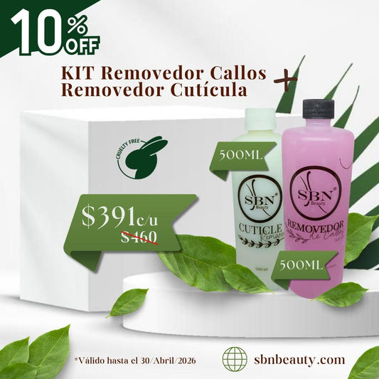 Pack Removedor de cutícula 500ml y de callos 500ml